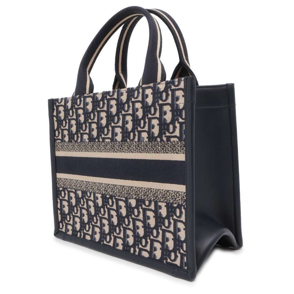 Dior Tote  Christian Trotter Book Bag Handbag Oblique Shoulder